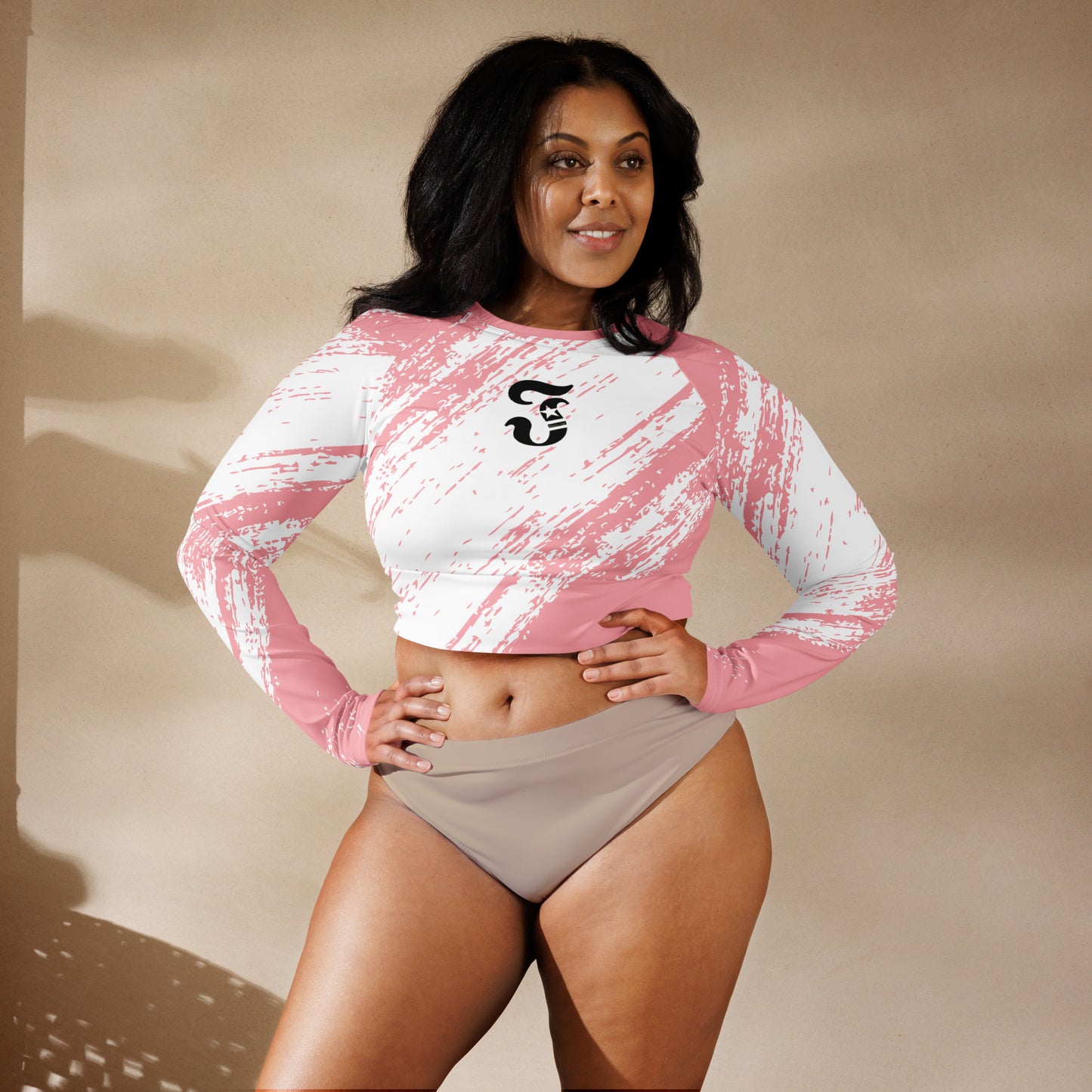 Jhanka FitnessFusion - Recycled long-sleeve crop top