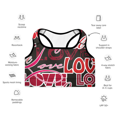 SwiftStride Sports Bra - Padded Sports Bra