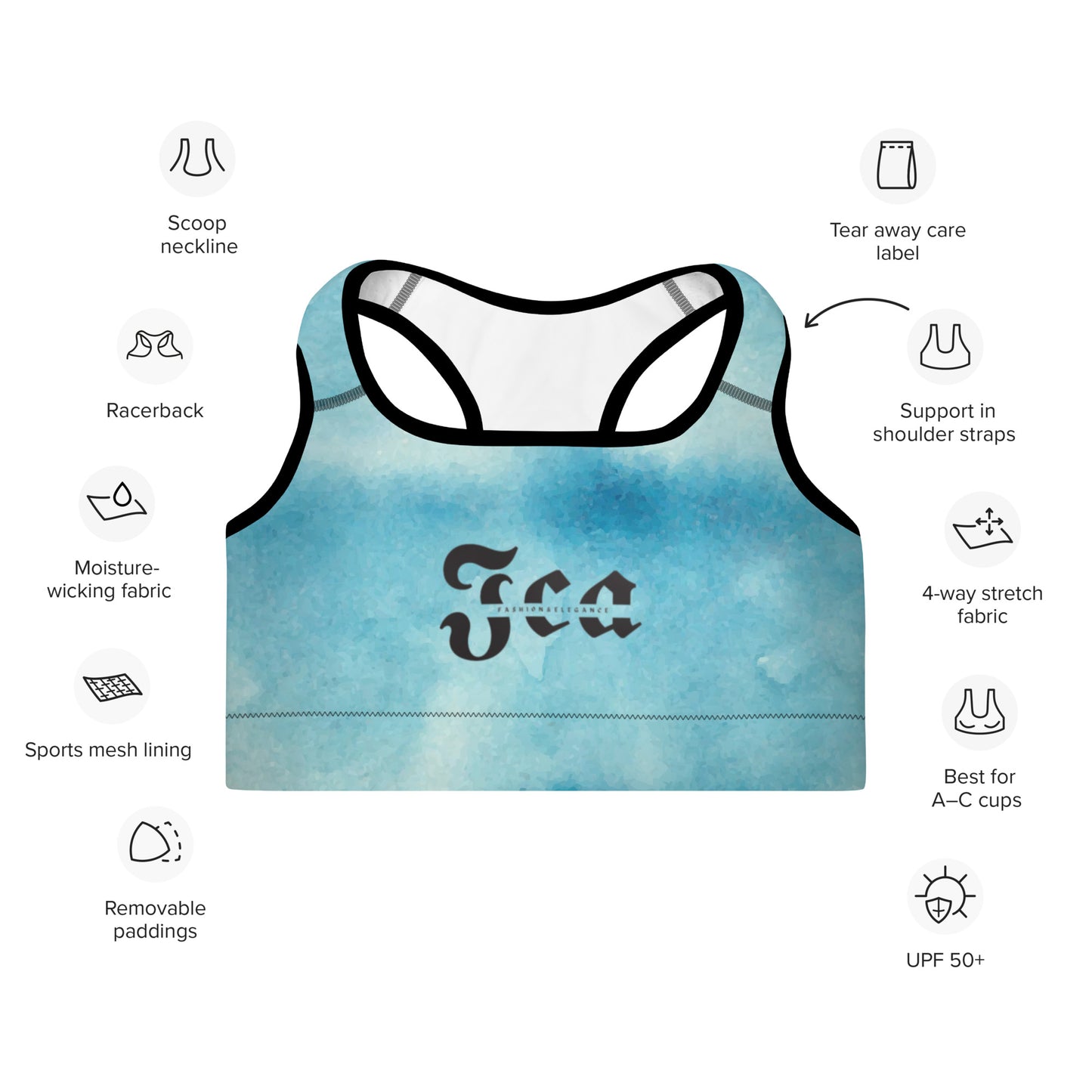 ImpactShield Sports Bra - Padded Sports Bra