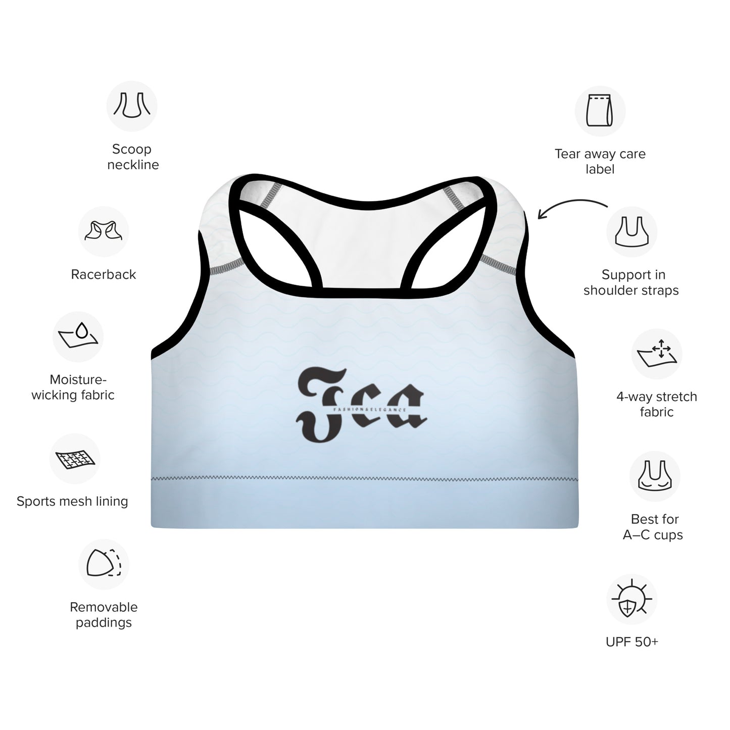 StaminaPlus Sports Bra - Padded Sports Bra