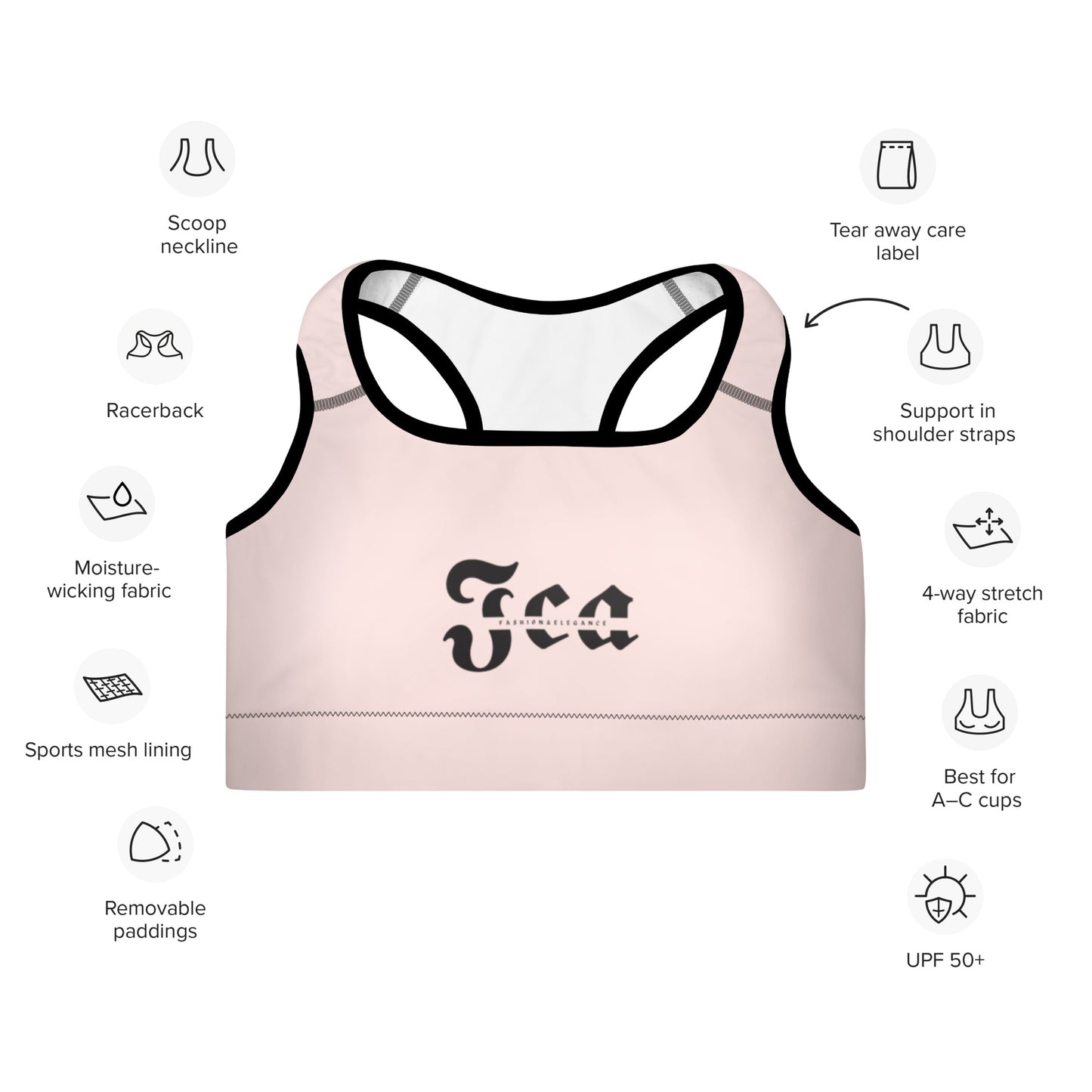 ActiveCore Sports Bra - Padded Sports Bra