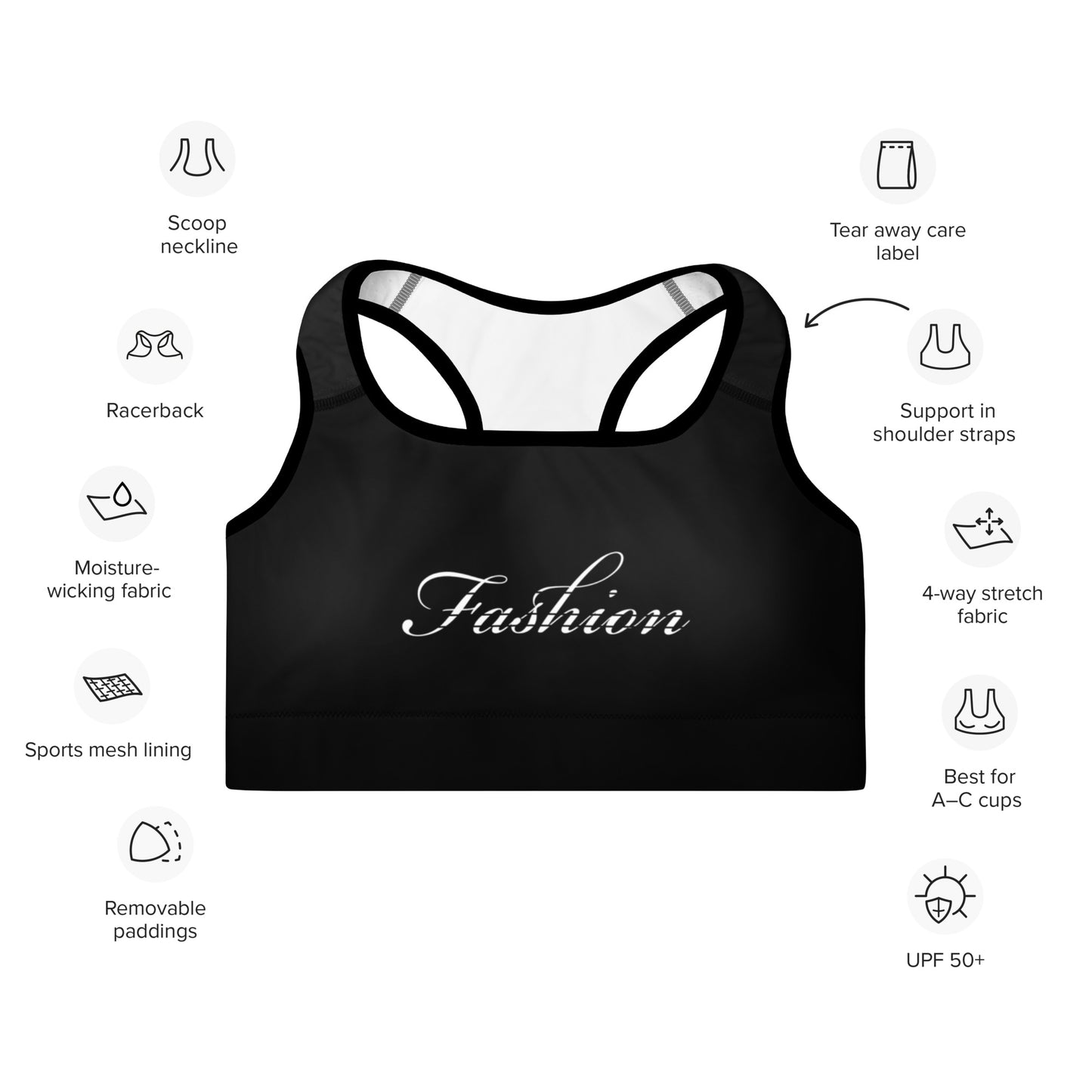 ActiveMove Sports Bra - Padded Sports Bra