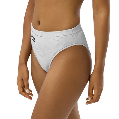 Blissful Button Bikini - Recycled high-waisted bikini bottom