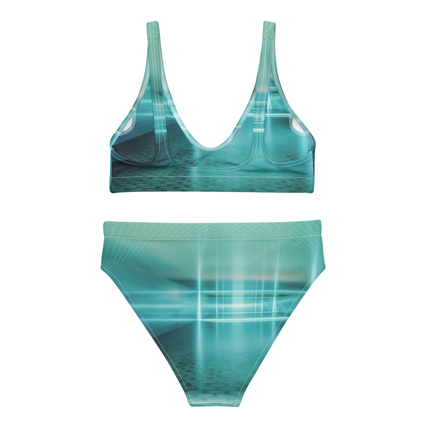 Jhanka Radiance Lagoon - Recycled high-waisted bikini