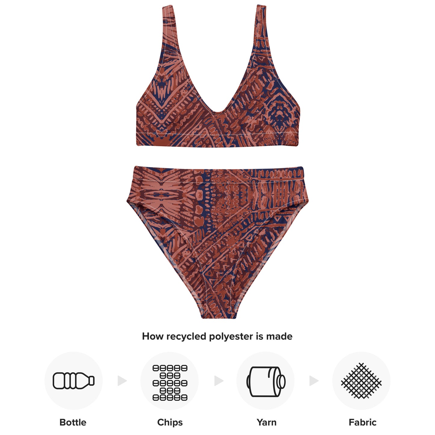 Jhanka Summit Oasis - Recycled high-waisted bikini