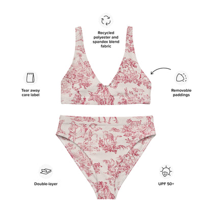 Jhanka Marina Summit - Recycled high-waisted bikini