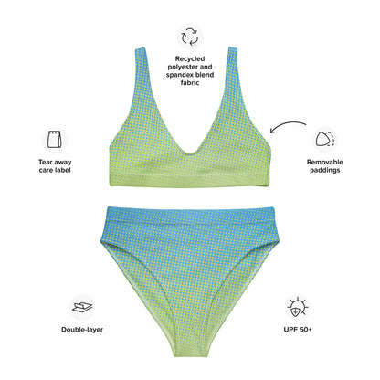 Jhanka Zenith Oasis - Recycled high-waisted bikini