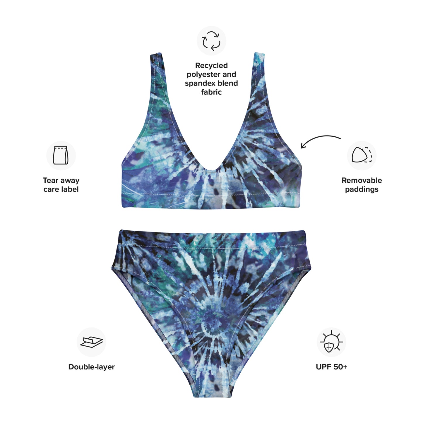 Jhanka Solstice Zenith - Recycled high-waisted bikini