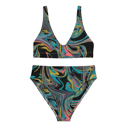 Jhanka Riviera Seaside - Recycled high-waisted bikini