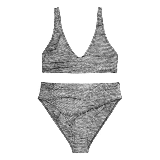 Jhanka Cove Elevation Lagoon - Recycled high-waisted bikini