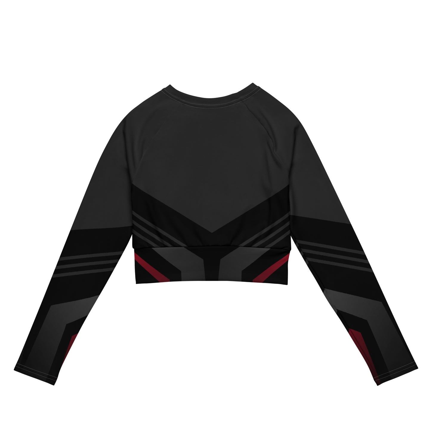 Jhanka AthleisureWear - Recycled long-sleeve crop top