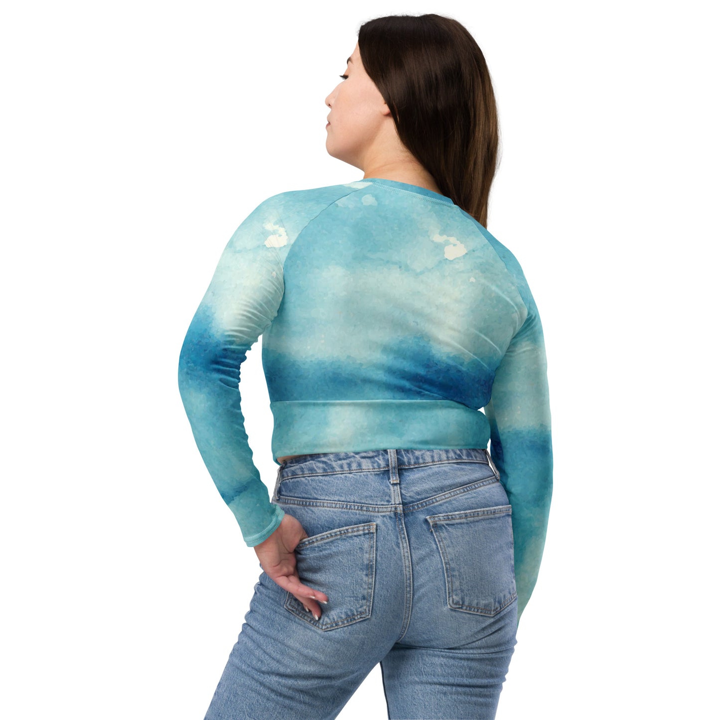 Jhanka CropAndConquer - Recycled long-sleeve crop top