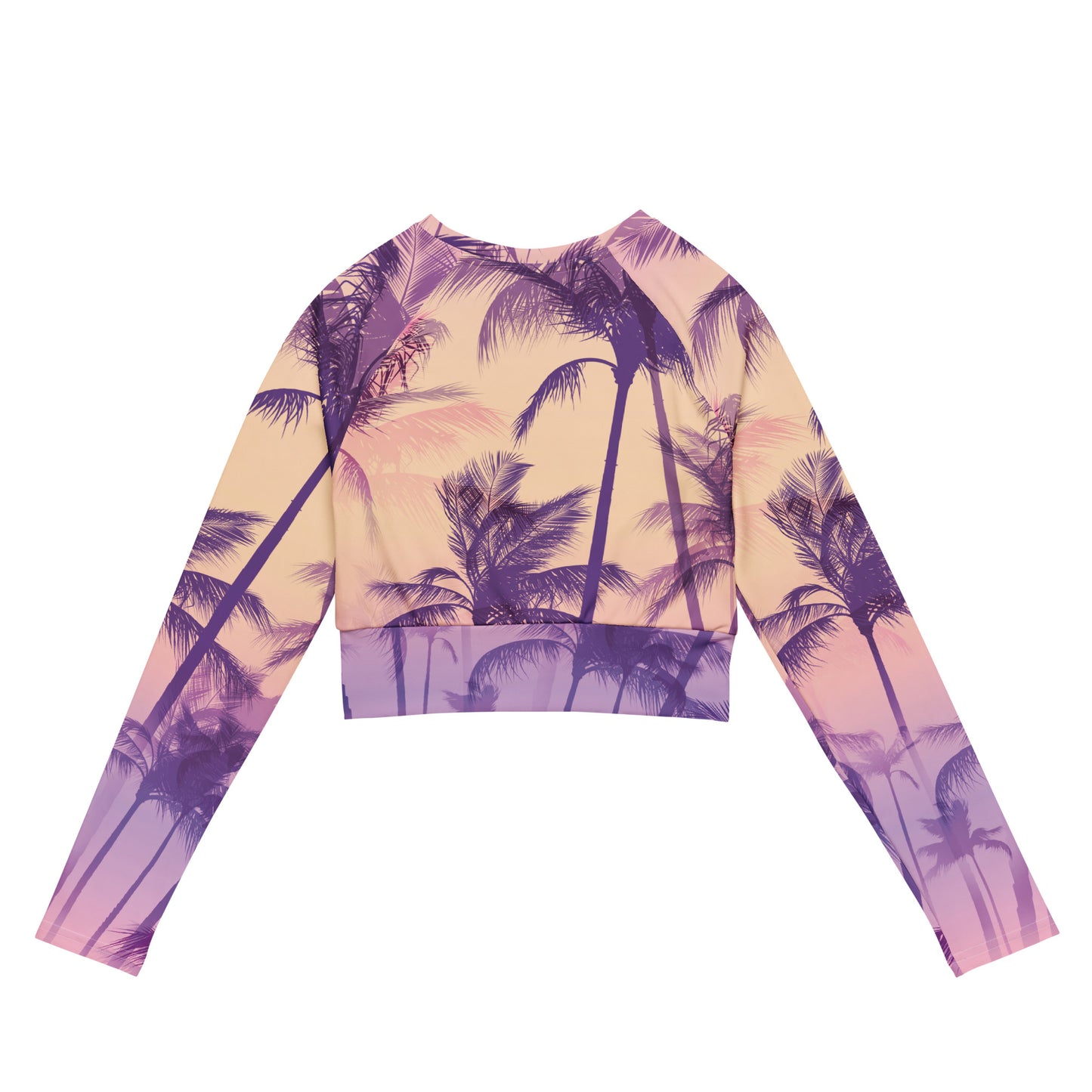 Jhanka SleekAndSporty - Recycled long-sleeve crop top