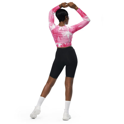 Jhanka SleekAndSporty - Recycled long-sleeve crop top