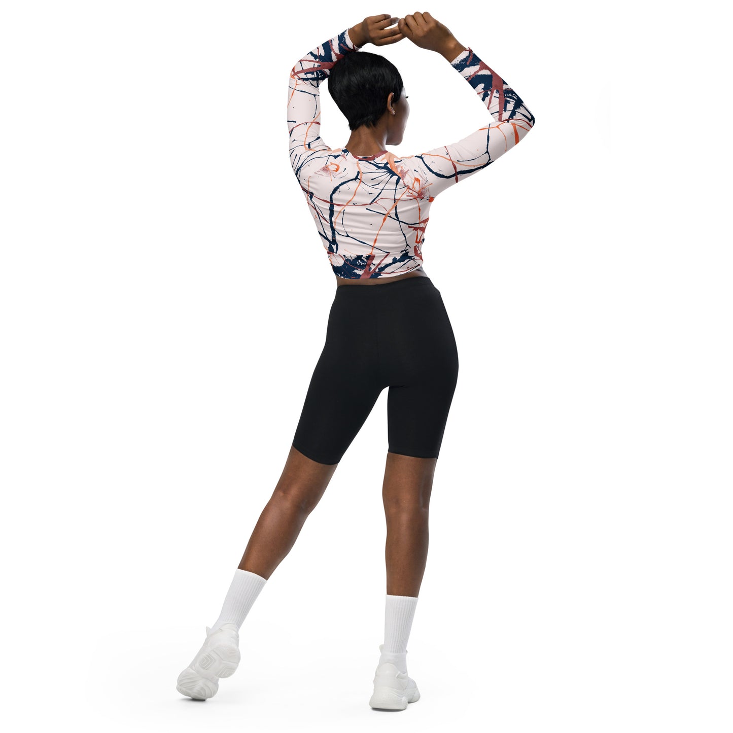 Jhanka LongAndStrong - Recycled long-sleeve crop top