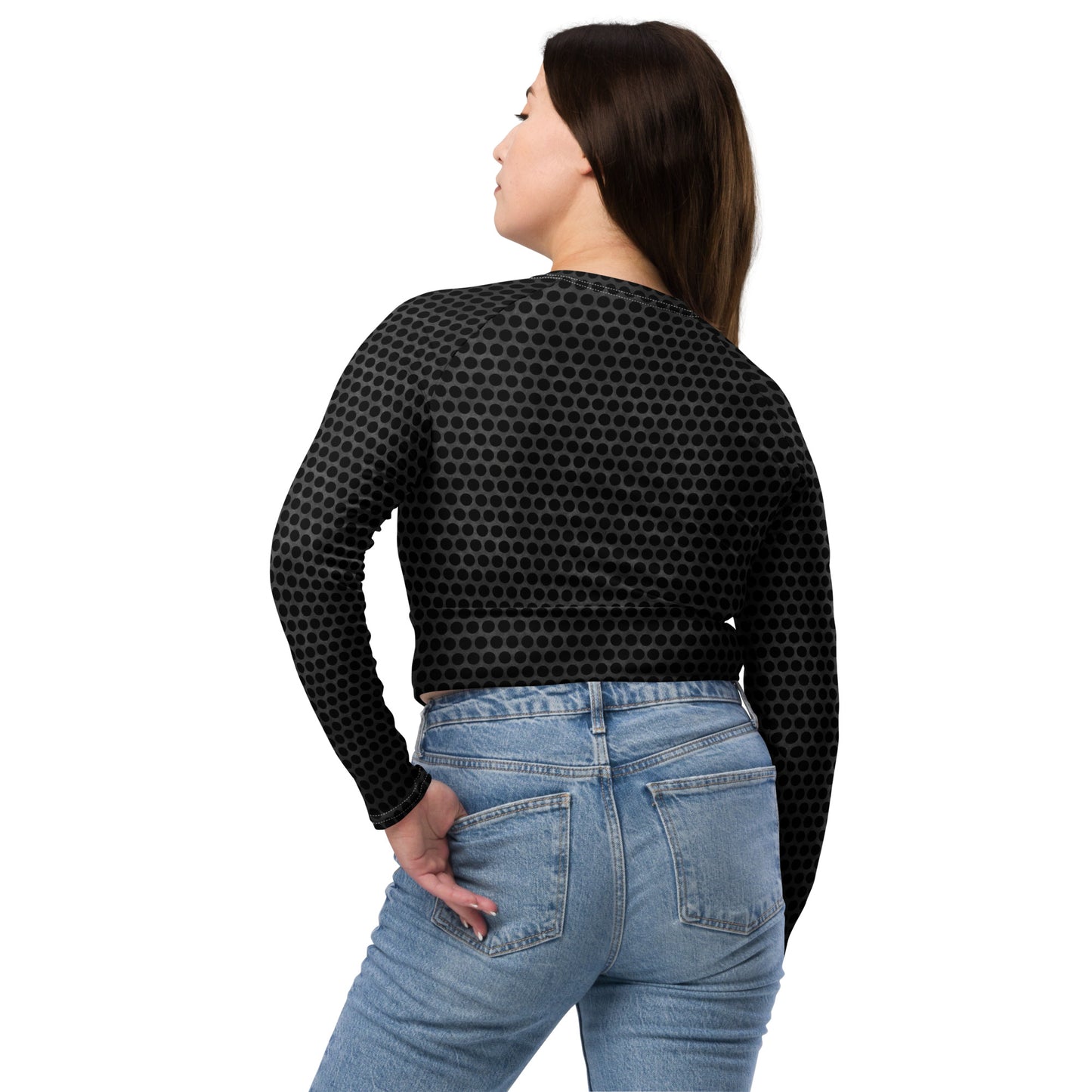 Jhanka FitnessFashionista - Recycled long-sleeve crop top