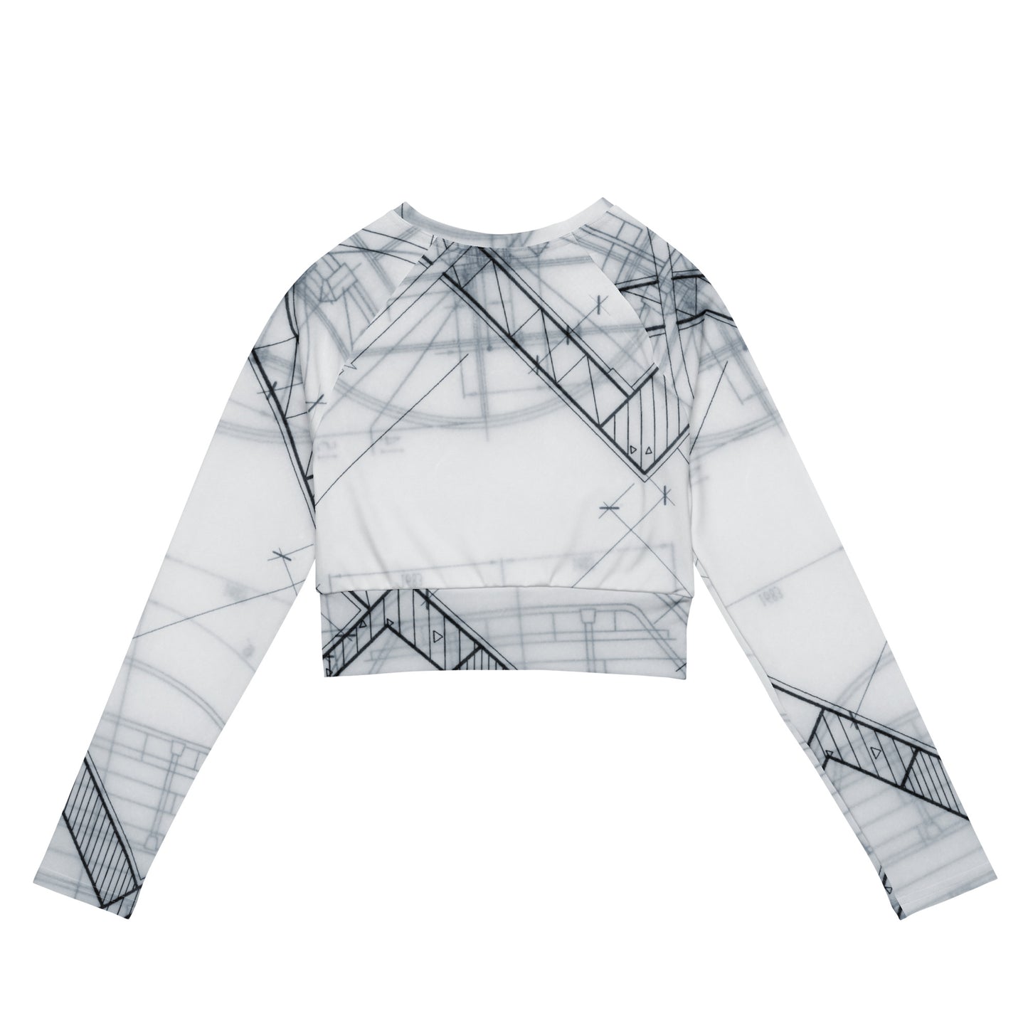 Jhanka ChicCropTop - Recycled long-sleeve crop top