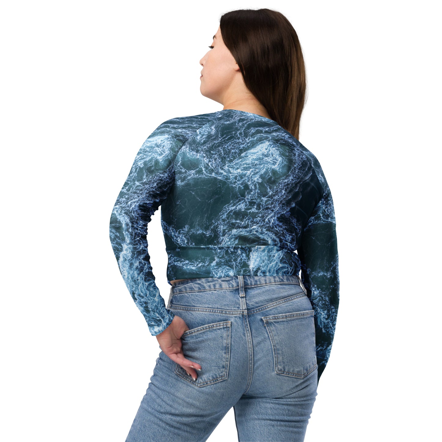 Jhanka ChicCropTop - Recycled long-sleeve crop top