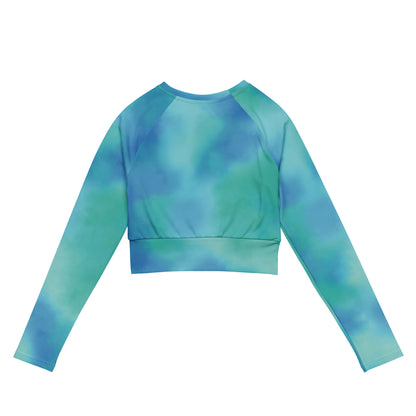 Jhanka LongAndLean Luxe - Recycled long-sleeve crop top