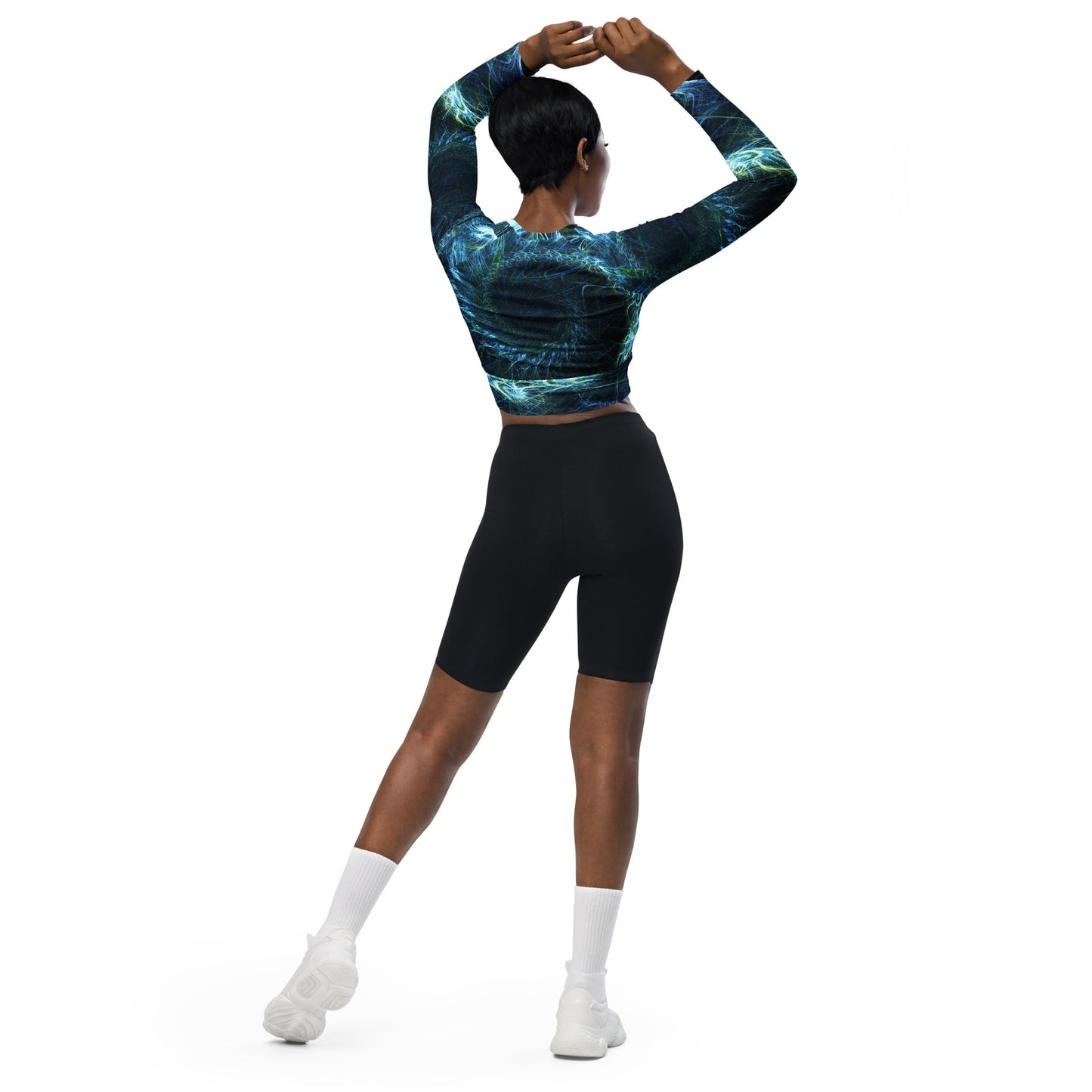 Jhanka FitnessFashion - Recycled long-sleeve crop top