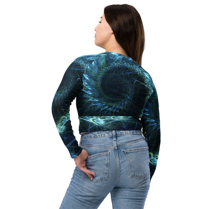 Jhanka FitnessFashion - Recycled long-sleeve crop top