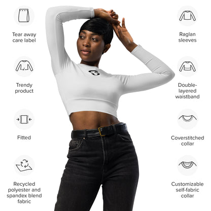 Jhanka CropItUp - Recycled long-sleeve crop top