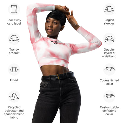 Jhanka LongAndLean - Recycled long-sleeve crop top