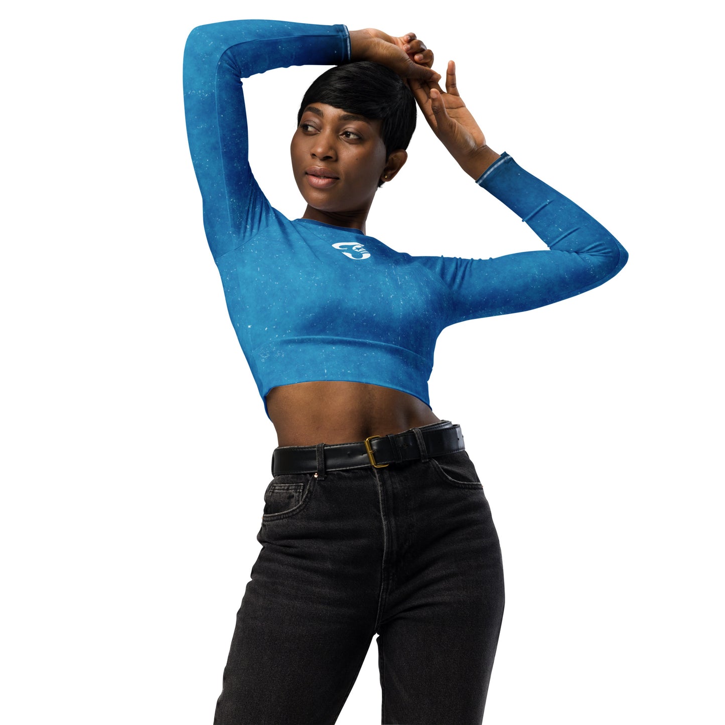 Jhanka FitnessFashionista - Recycled long-sleeve crop top