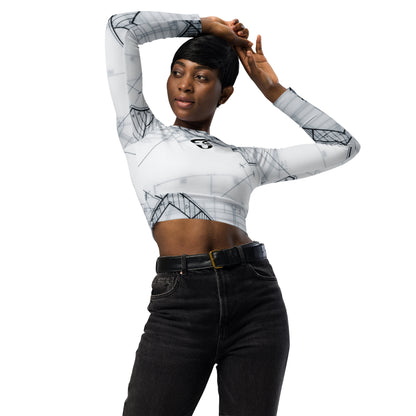 Jhanka ChicCropTop - Recycled long-sleeve crop top