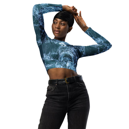 Jhanka ChicCropTop - Recycled long-sleeve crop top