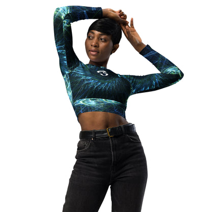 Jhanka FitnessFashion - Recycled long-sleeve crop top