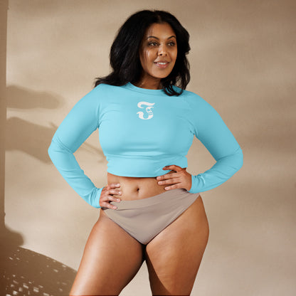 Jhanka FierceFitness - Recycled long-sleeve crop top