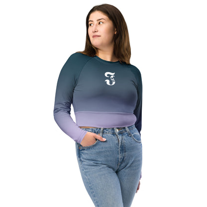 Jhanka CropTopChic - Recycled long-sleeve crop top