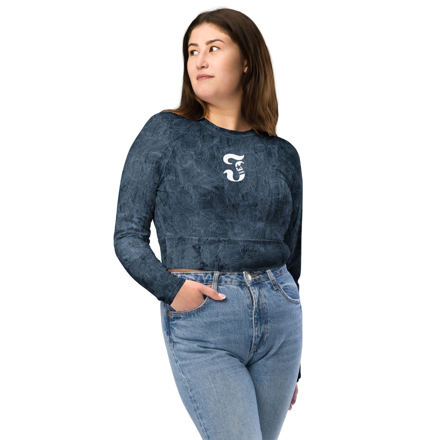 Jhanka CropTopCutie - Recycled long-sleeve crop top