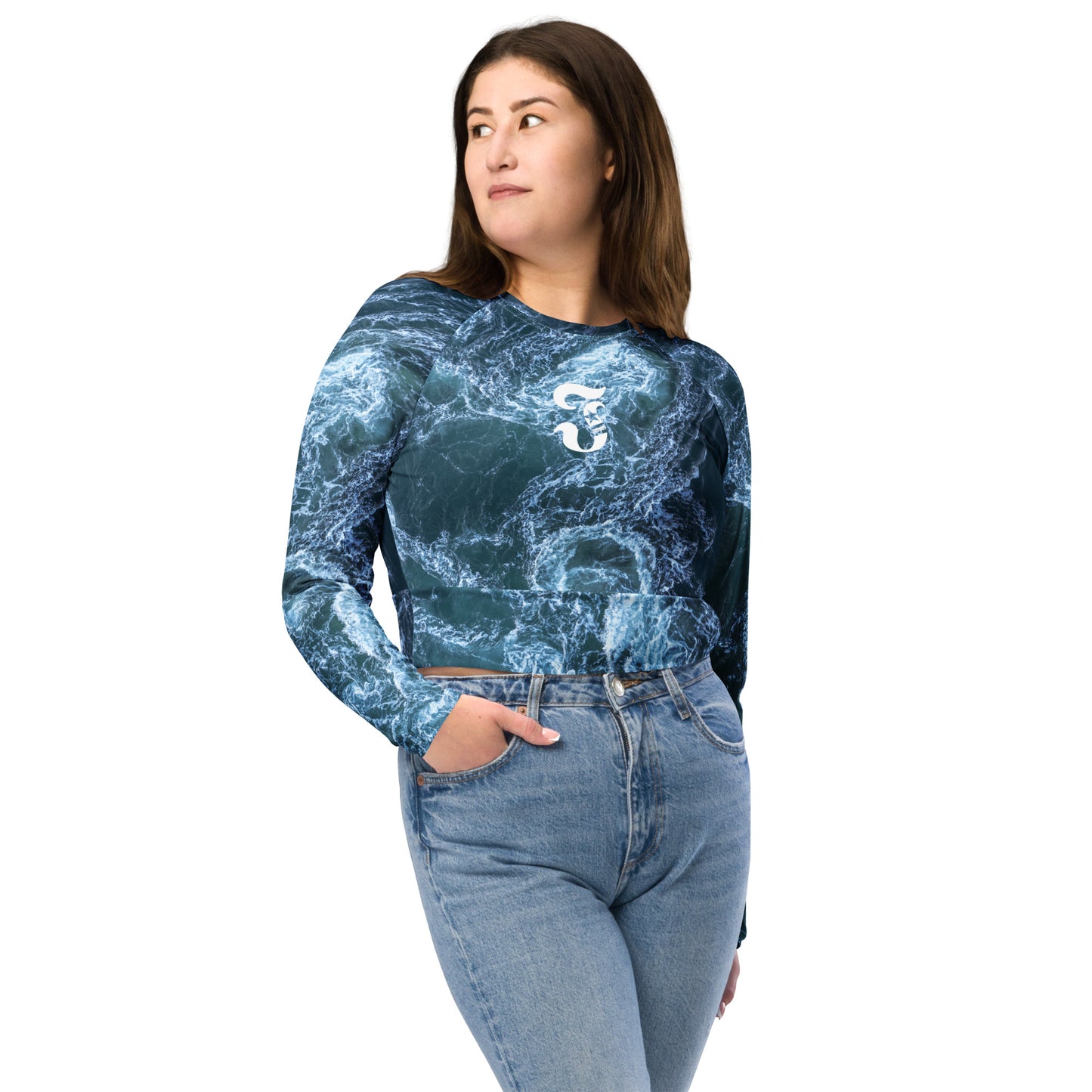 Jhanka ChicCropTop - Recycled long-sleeve crop top