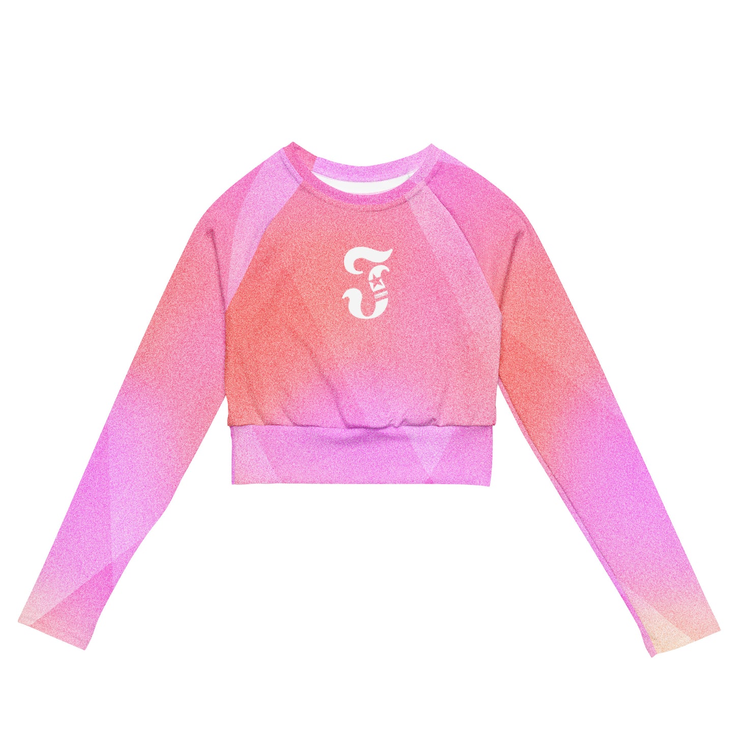 Jhanka SleekAndSexy - Recycled long-sleeve crop top