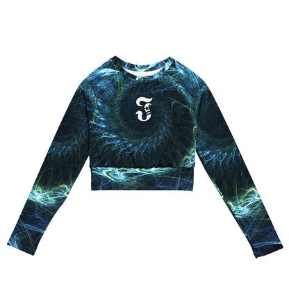 Jhanka FitnessFashion - Recycled long-sleeve crop top