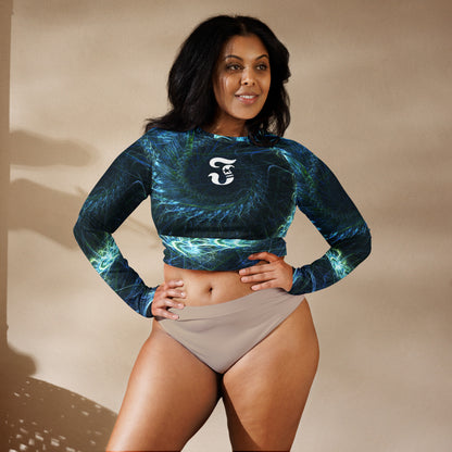 Jhanka FitnessFashion - Recycled long-sleeve crop top