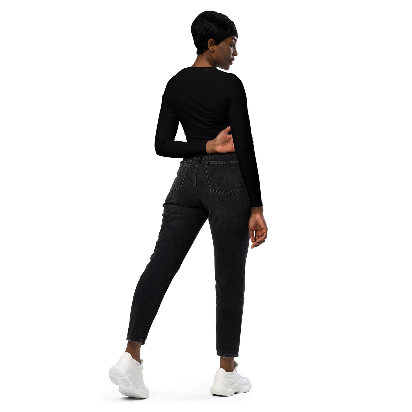 Jhanka FitFlair - Recycled long-sleeve crop top