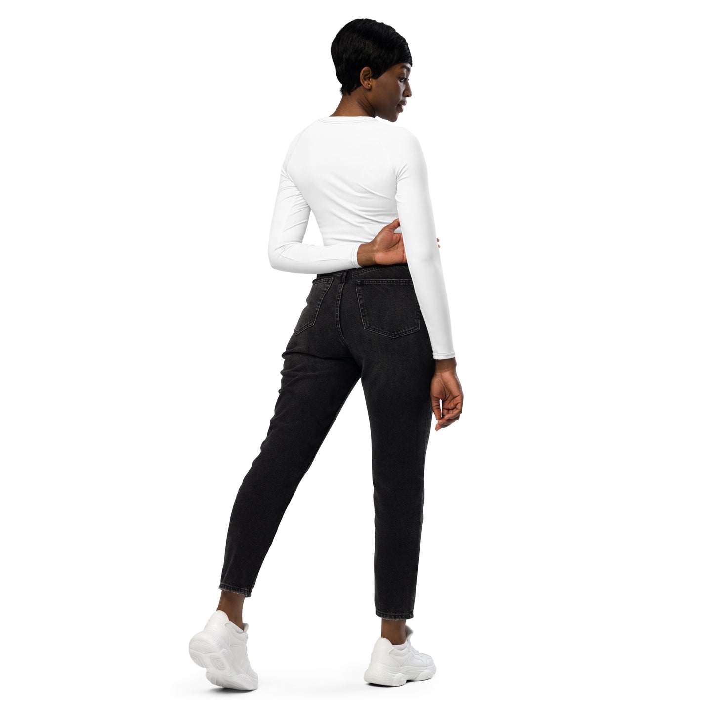 Jhanka SleekSport - Recycled long-sleeve crop top