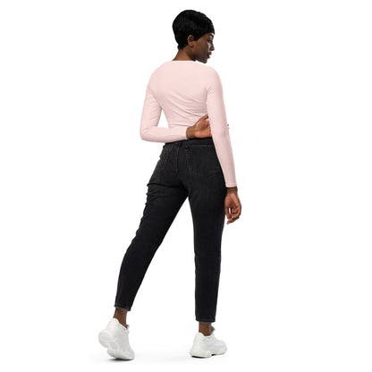 Jhanka CropTopCouture - Recycled long-sleeve crop top