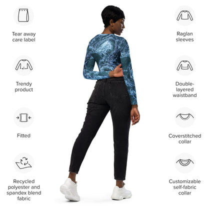 Jhanka ChicCropTop - Recycled long-sleeve crop top