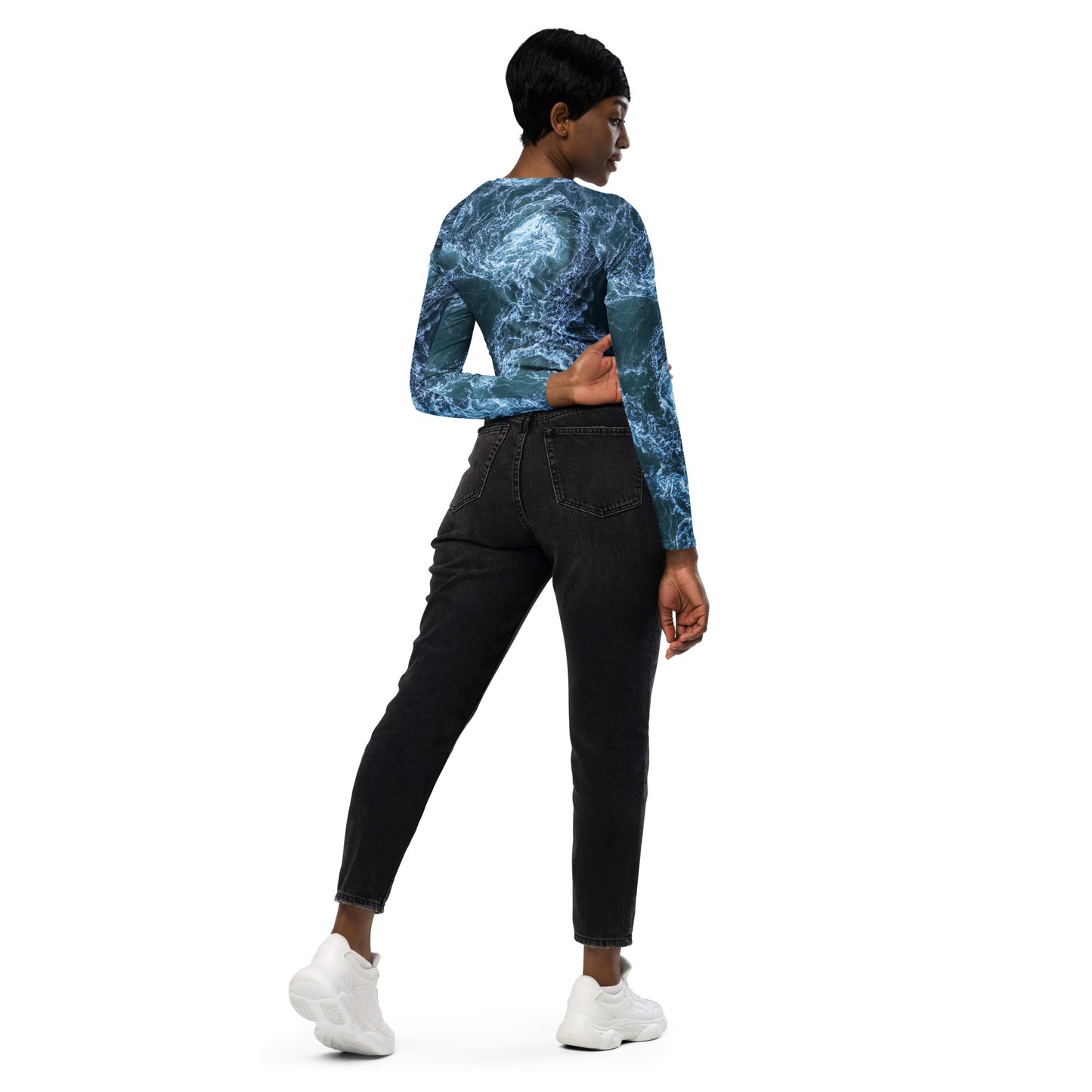 Jhanka ChicCropTop - Recycled long-sleeve crop top