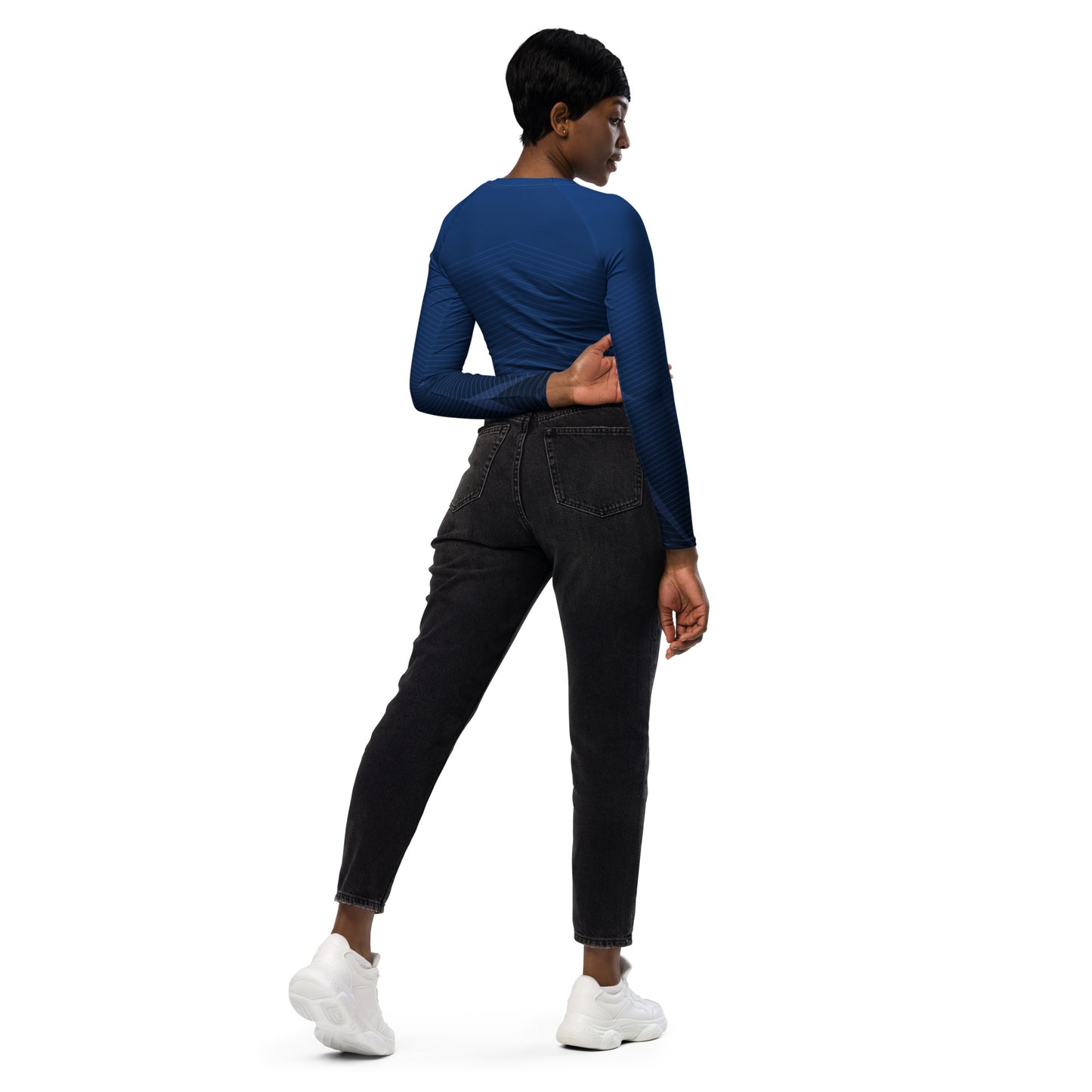 Jhanka LongSleeveGlam - Recycled long-sleeve crop top