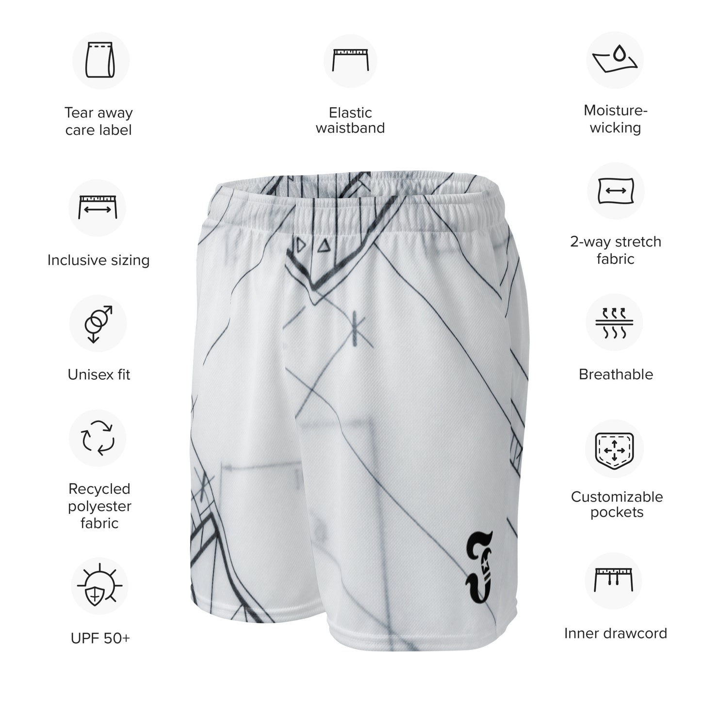 Jhanka Jester - mesh shorts