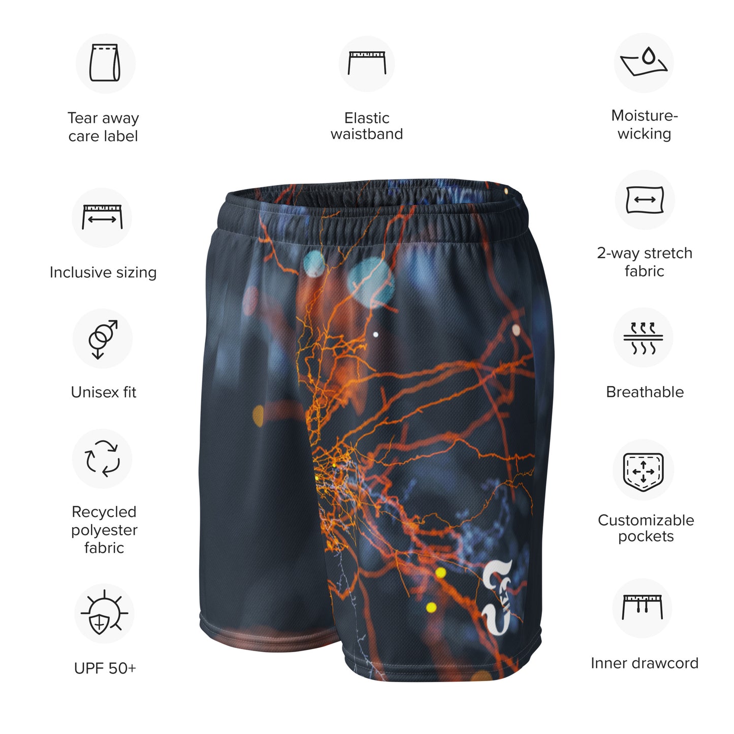 Jhanka Jexonix - Unisex mesh shorts