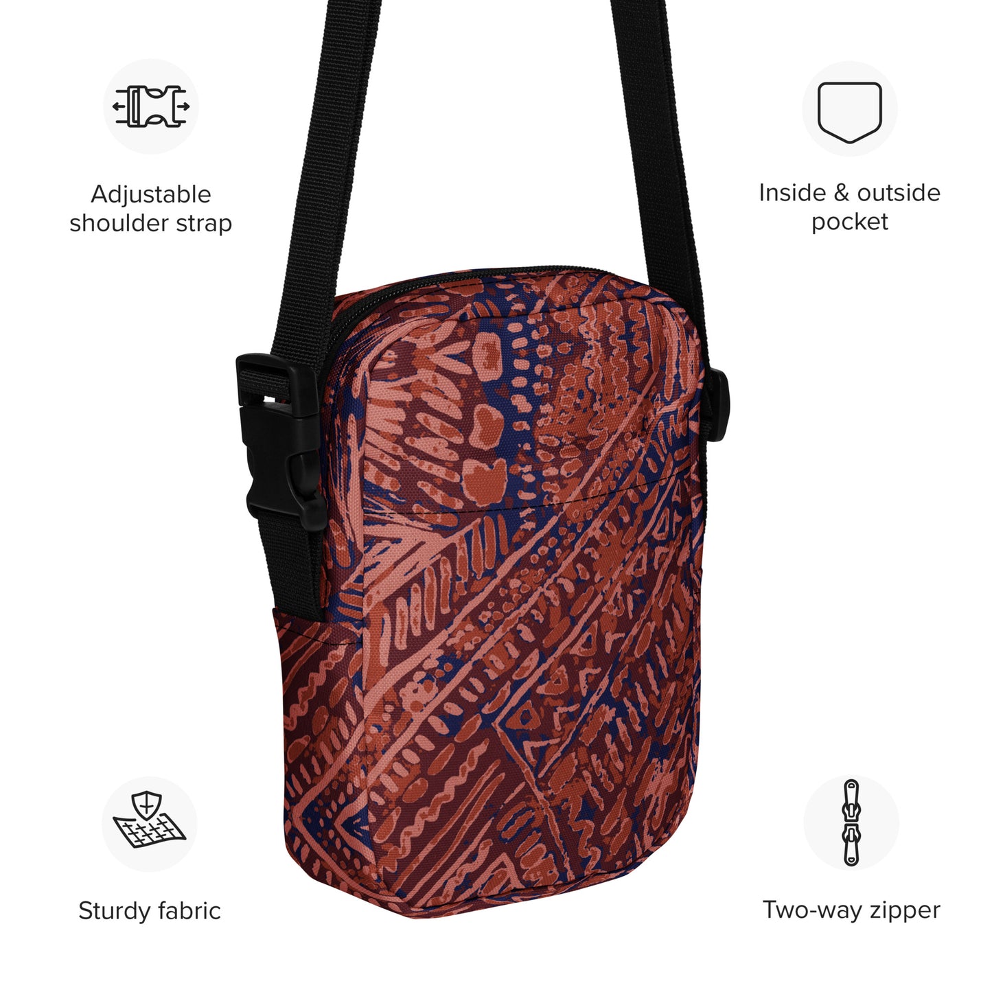 Jhanka TravelTrek - Utility crossbody bag