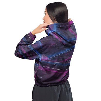 Jhanka BreezyBloom - Women’s cropped windbreaker