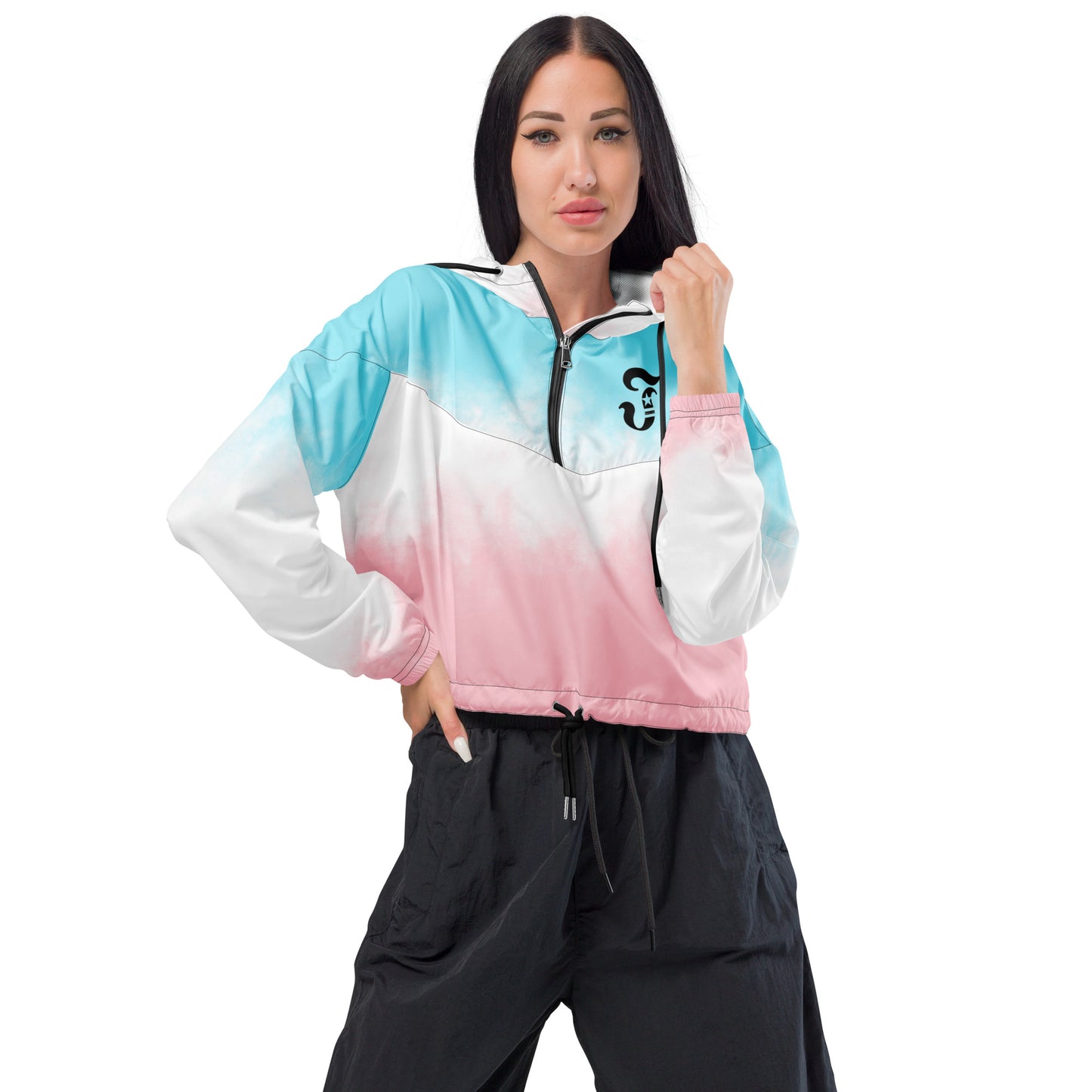 Jhanka BreezyBliss - Women’s cropped windbreaker