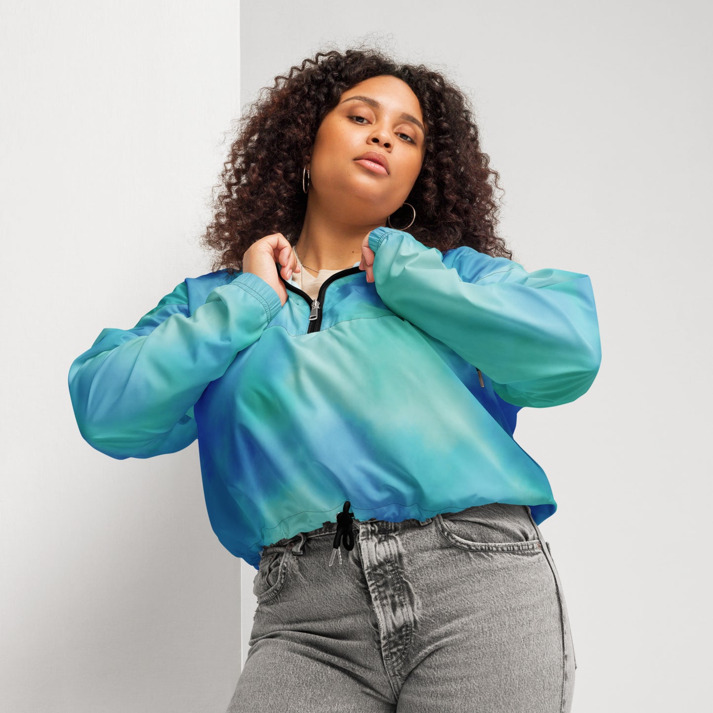 Jhanka VelocityVibes - Women’s cropped windbreaker